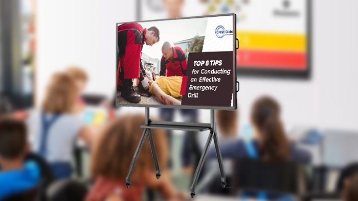 Jüngste Firmenblogs über Campus-Sicherheitsübungen: Verwendung von Qtenboard IFPD für visuelle Notfallplanerklärungen und Simulationen