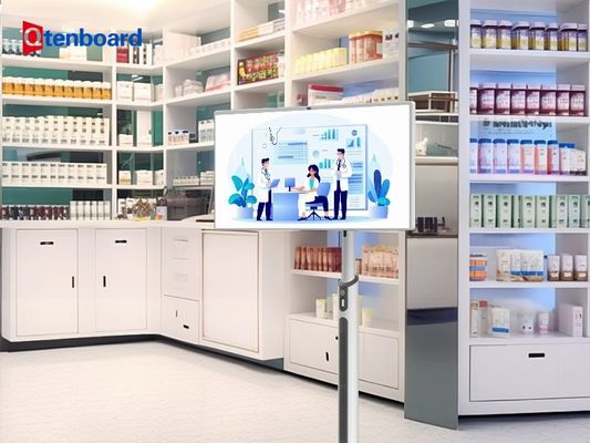 Smart Pharmacy Companion: LG StandByMe Portable TV Tablet HIPAA-Safe Health Hub