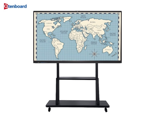 Qtenboard Wholesale Rwanda 55 65 75 86 More Size Lcd Touch Screen 4k Interactive White Board Flat Panel With Stand