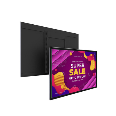comprar 65 75 85 polegadas piso de pé duplo lado interativo exterior sinalização digital e exibição tela de publicidade LCD fabricação em linha