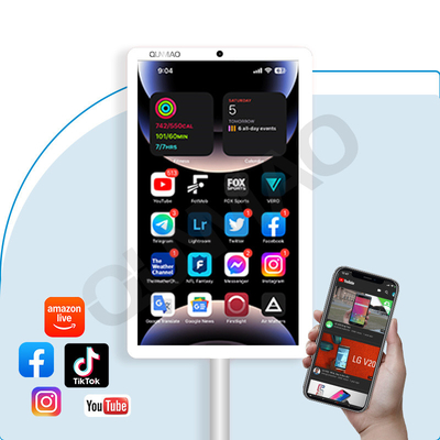 comprar Qtenboard 21,5 27 32 polegadas touch screen móvel televisão portátil tablet de televisão portátil online manufacture