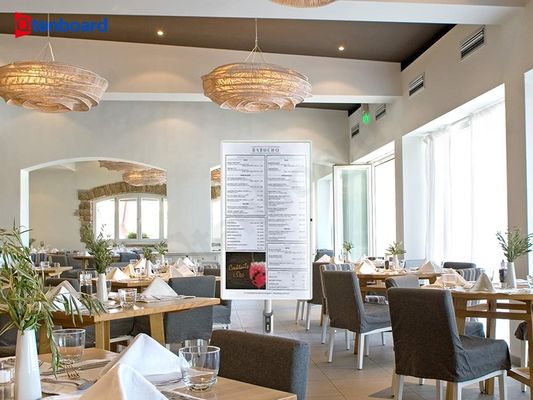 kupować Qtenboard Przenośny Tablet TV: Rozwiązanie Menu Restauracyjnego Nowej Generacji z Białą Obudową i Opcjami Wielojęzycznymi online manufacture