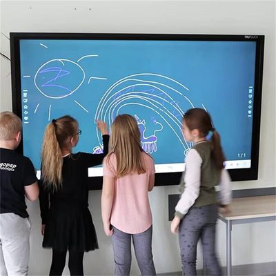 Mua Stock China Interactive Panel 75 Inch Dual System Ops USB Media Photo Teaching Interactive Flat Panel for Education online manufacture