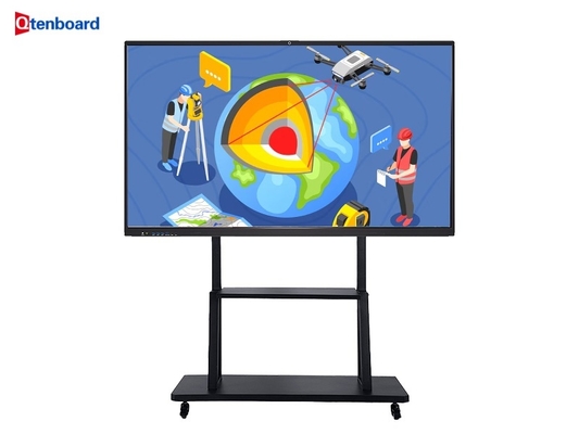 satın al Qtenboard New Trend 65 75 Inch 4k Smart Interactive White Board Wifi Smart Board Touch Screen Interactive Whiteboard online manufacture