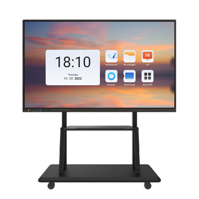Qtenboard Wholesale Price 65 Inch Movable Electronic Interactive White Board Bytello Education  Software for windows System