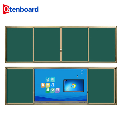 Qtenboard Blackboard Teaching School Classroom Push and Pull Green Board Smart Board Accessories