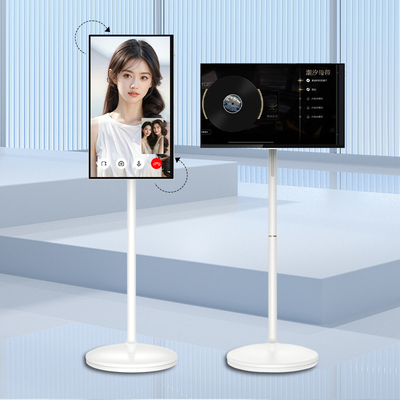 Fábrica 21.5 pulgadas TV portátil Tablet Smart pantalla táctil 21.5 pantalla Televisión móvil en ruedas