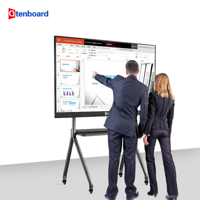 Qtenboard Smart Board Interaktywny płaski panel 75 cali w jednym panelu dla szkoły