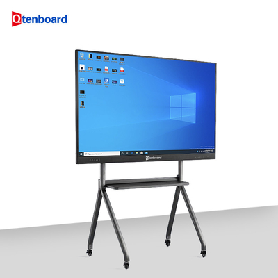 Qtenboard 55インチ スマートボード ホワイトボード 4K ダブルシステムペン 指タッチ