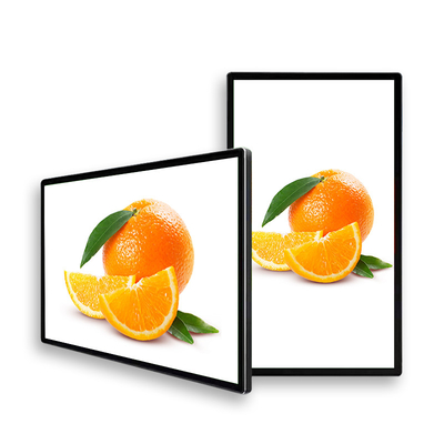 Qtenboard Store Window Hanging Transparent Double Sided Advertising Screens Digital Signage LCD Window Facing Display