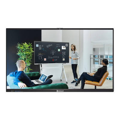 Qtenboard Smart White Board 55 65 75 86 Inch Moveable Stand Meeting Software Support