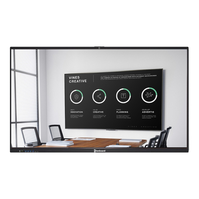 Qtenboard Octa-core Windows Dual System Meeting Software Smart White Board Ai Camera