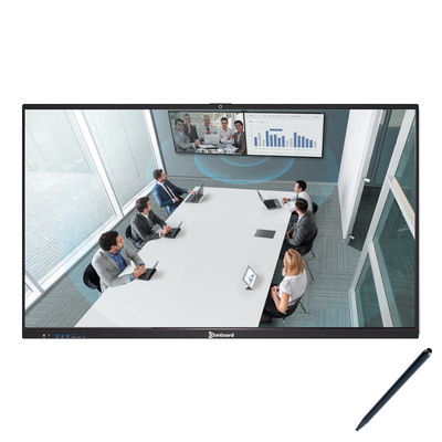 Qtenboard Infrared Finger 40 Point Touch Smart White Board For Meeting Training