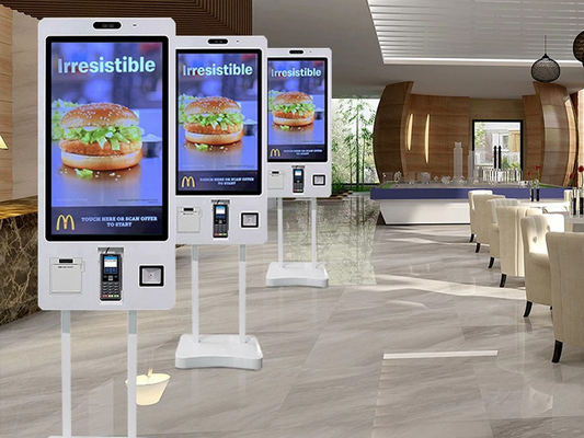 Qtenboard Żywność Automatyczna karta kredytowa Moneta Płatność gotówkowa Kioski Terminal Samozamówienie Kioski samoobsługowe w barze przekąsek Restauracja szybkiego jedzenia