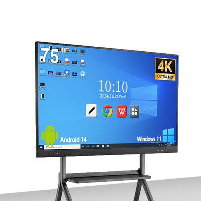 Qtenboard Classroom 55 65 75 86 Inch Interaktywny cyfrowy tabliczka inteligentna tabliczka Konferencja Elektroniczny panel ekranu dotykowego