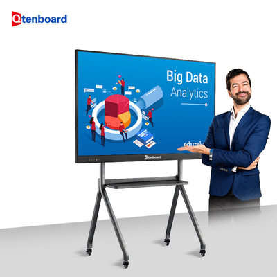 Qtenboard 65-calowy przenośny interaktywny smartboard elektroniczny cyfrowy smartboard dla edukacji