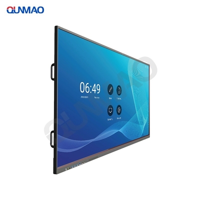 กระดานอัจฉริยะแบบโต้ตอบหน้าจอสัมผัส Qtenboard ขนาด 55 นิ้ว ระบบคู่ สำหรับการเรียนการสอน