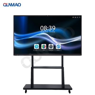 Qtenboard Wholesale 55 65 75 Inch Smart Touch Screen OEM Interaktywny płaski panel