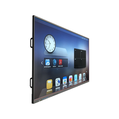 Qtenboard Wholesale نظام مزدوج Smart Board اللوحة المسطحة التفاعلية 75 بوصة