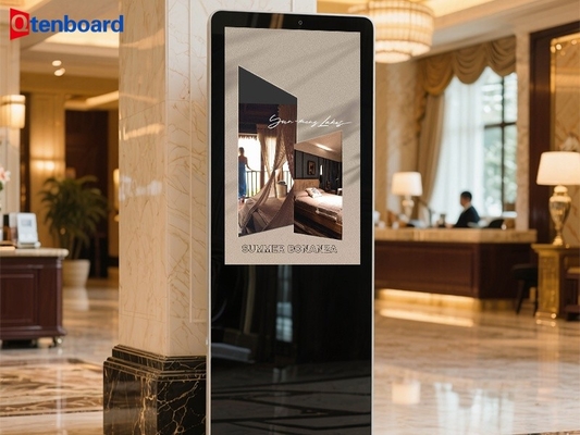 Qunmao 65 Inch LCD Android Advertising Player 2K Hotel Lobby Digital Signage