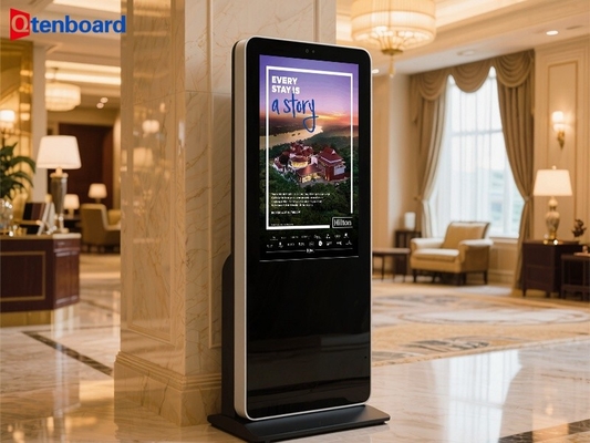 Qunmao Wholesale 55 65 86 Inch LCD HD Poster Indoor Touch Screen Digital Signage 