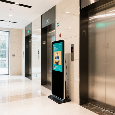 Qunmao 32 43 55 Inch Android Monitor Lcd Advertising Player Bank Digital Signage Totem