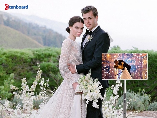 Picture-Perfect Wedding Memories: Share Instantly on the Qtenboard StandByMe TV