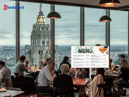 Reimagine Restaurant Spaces: Qtenboard StandByMe’s Self-Guided Luxury Upgrade