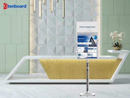 Qtenboard StandByMe TV Tablet Self-Driven Exhibition Platform Trade Show Dominance powered by Google GMS EDLA Yes Ntsc 60Hz