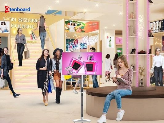 Qtenboard 21.5 Portable Tablet TV's Smart Mall Concierge Google GMS EDLA Yes Refresh Rate Ntsc 60Hz Navigate Discover Save