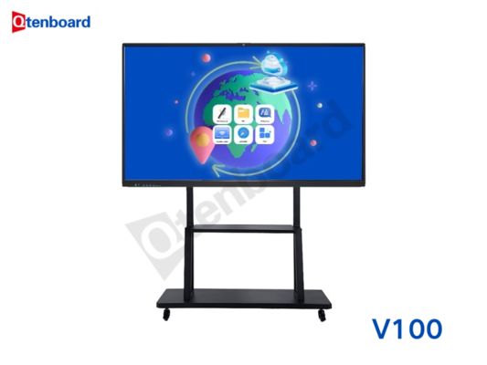 V100 Chip Wireless Presentation Screen Sharing Multi-OS Support Handwriting-to-text Interactive Flat Panel
