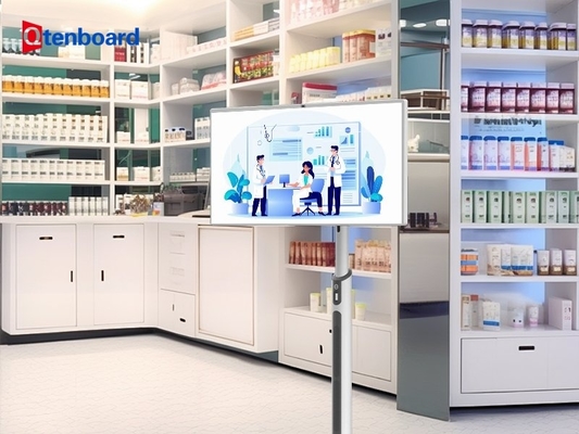 Smart Pharmacy Companion: LG StandByMe Portable TV Tablet HIPAA-Safe Health Hub