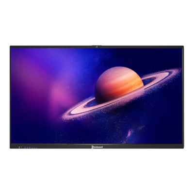 Qtenboard 4K Screen Interactive Monitor Ir Touch Oem Android System 65 75 Inches Interactive Flat Panel with Mobile Stand
