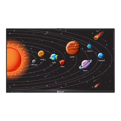 กระดานไวท์บอร์ดดิจิทัลอัจฉริยะ Qtenboard สำหรับขายส่ง ขนาด 75 นิ้ว การศึกษา 4k Android Windows กระดานอินเทอร์แอคทีฟสำหรับการสอน