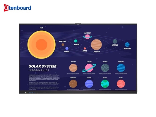 Qtenboard 55/65/75/85/98/110 Inch LCD Smartboard 4K LCD Touch Screen Interactive Whiteboard
