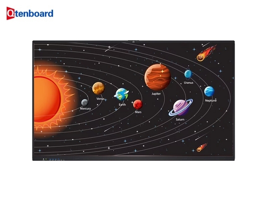Qtenboard Customization 55 65 75 86 Inch Smart Interactive White Board with 100kg Weight Capacity and 4mm Tempered Glass