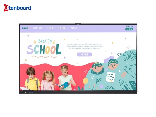 86 Inch Interactive White Board Education Interactive Display Qtenboard ODM Electronic Meeting Digital Flat Panel Smart Board Touch Screen