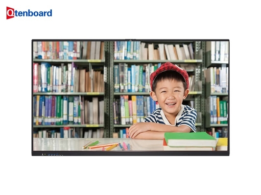 Qtenboard 65 75 85 Inch Interactive Smart Board , Multi-touch Wireless Interactive White Board for School