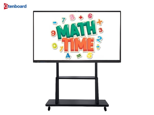 Classroom Meeting Finger Pen Touch Screen Flat Panel Display Smart Interactive White Board 65 75 86 Inch For Sale