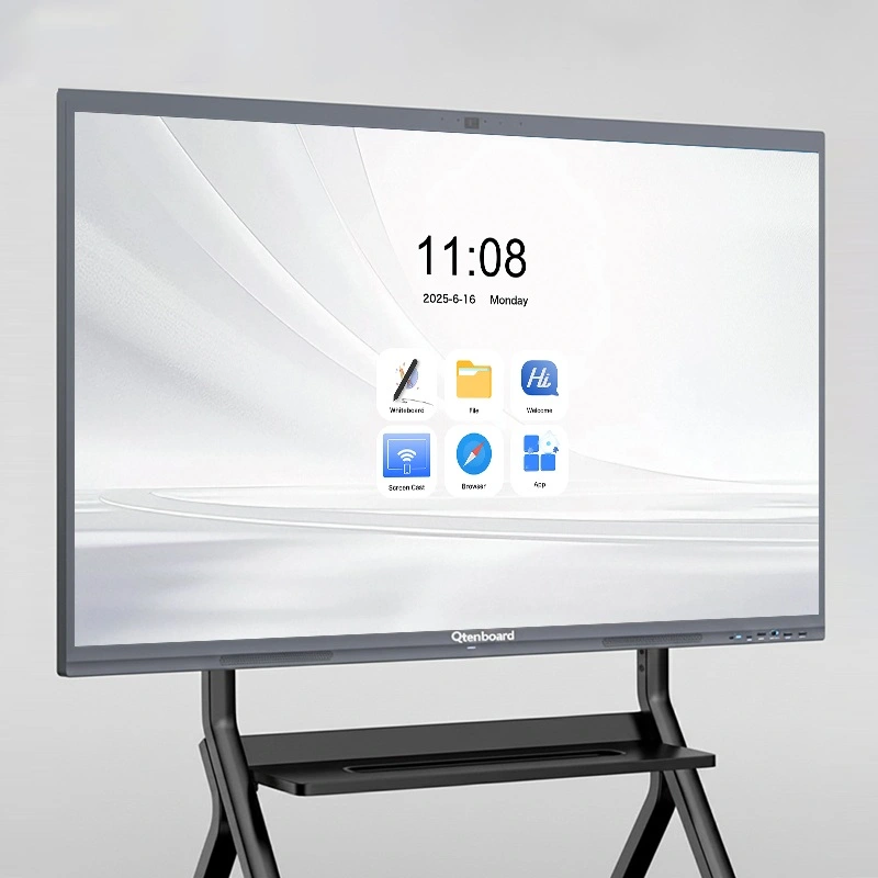 Qtenboard Interactive Flat Panel Ultra-clear Display & Smooth Writing