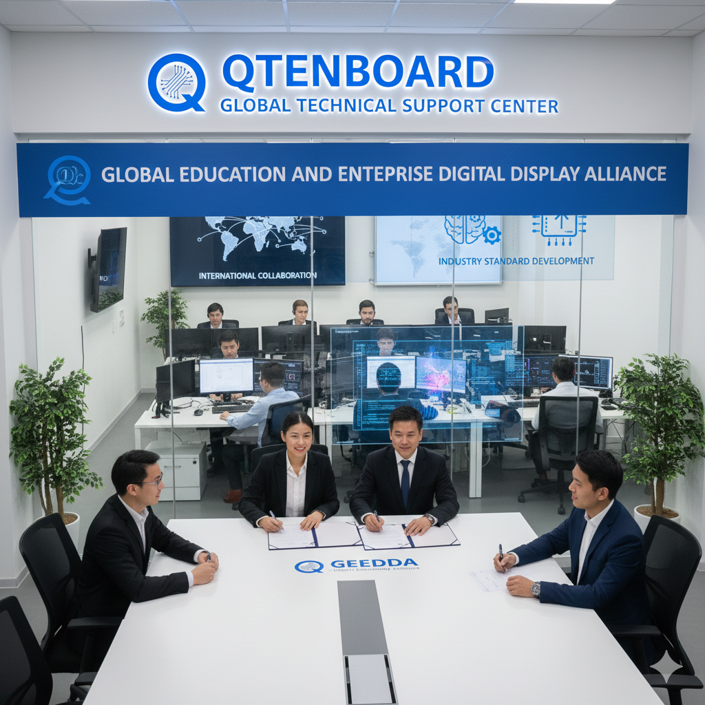 Qtenboard Joins Global Digital Display Alliance and Strengthens AI Innovation, Logistics, and Green Production