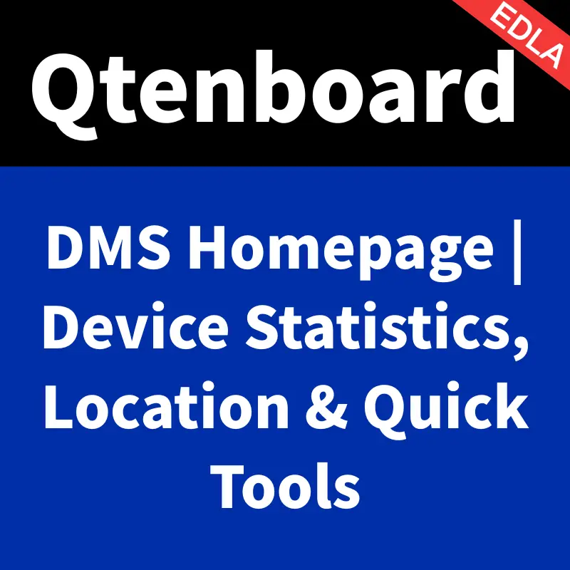 Qtenboard 9679 Interactive Whiteboard – DMS Homepage | Device Statistics, Location & Quick Tools