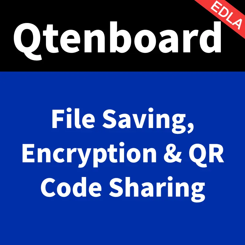 Qtenboard 9679 Chip Interactive Whiteboard – File Saving, Encryption & QR Code Sharing