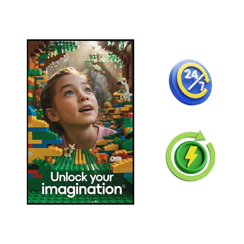 Qtenboard digital signage Energy-Efficient Operation