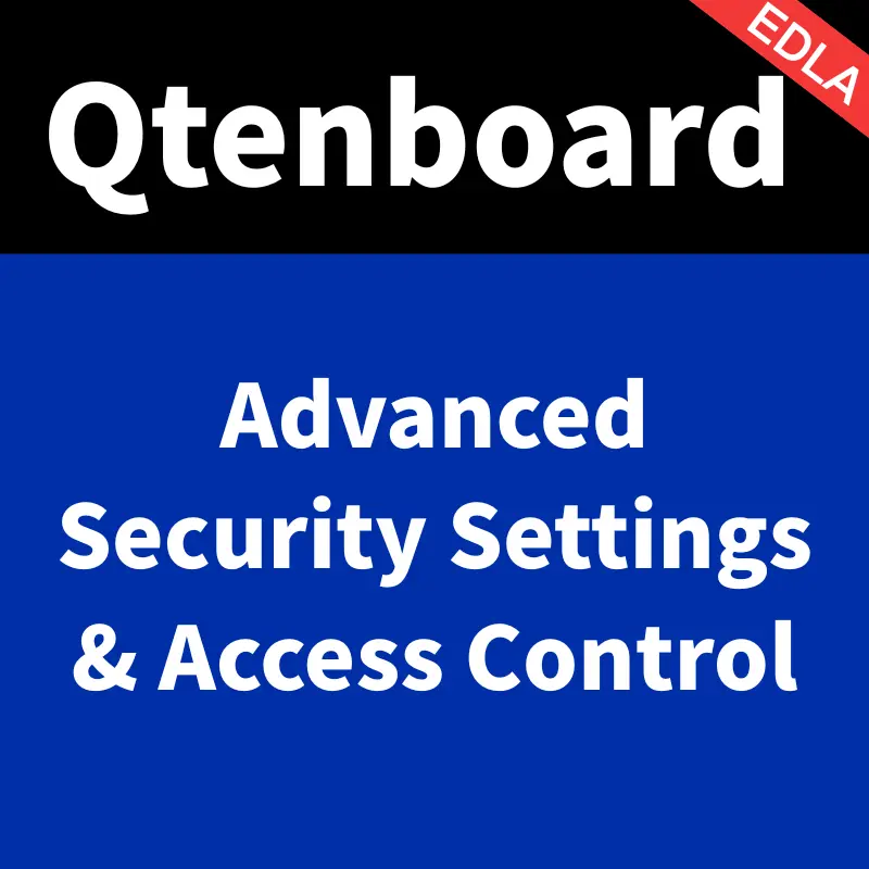 Qtenboard 9679 Chip Interactive Whiteboard – Advanced Security Settings & Access Control