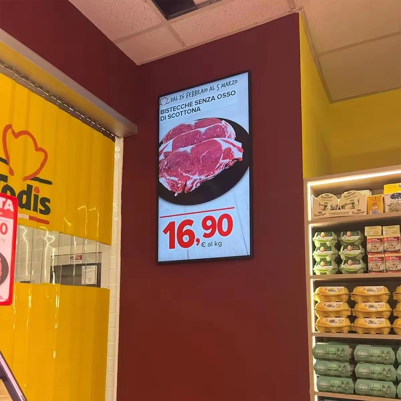 Qtenboard digital signage Supermarket Scene