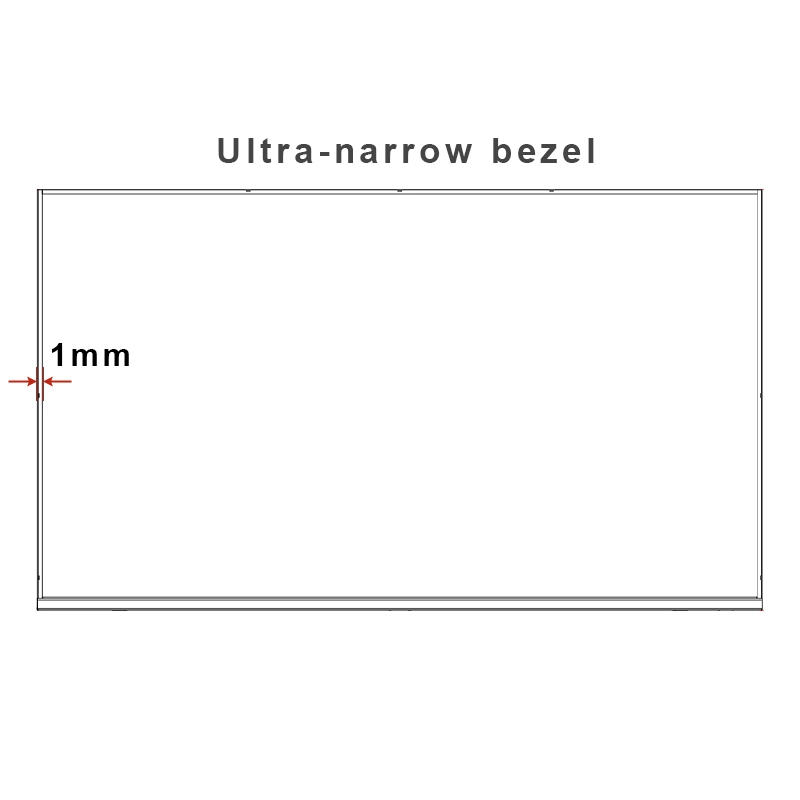 Ultra-Narrow Bezel Design