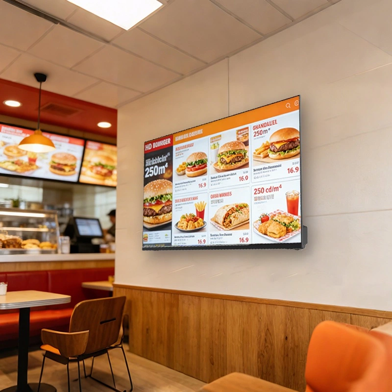 Qtenboard Digital Menu Board Signage UHD Commercial Display
