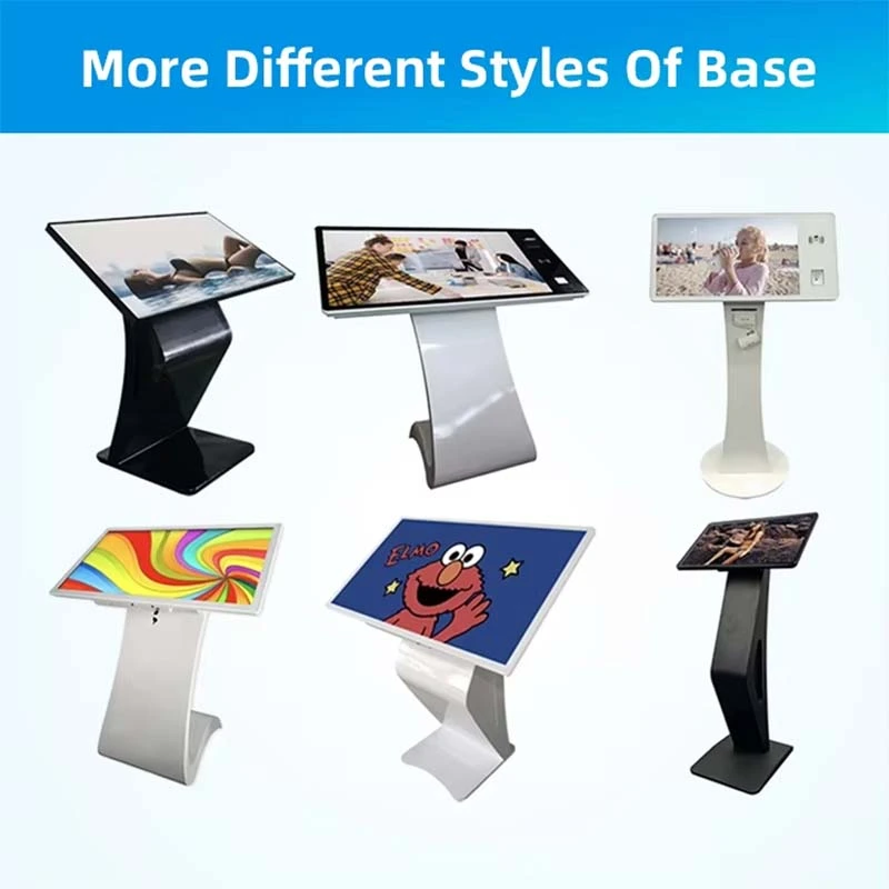 Qtenboard Floor-standing information wayfinding kiosk with multi types stands