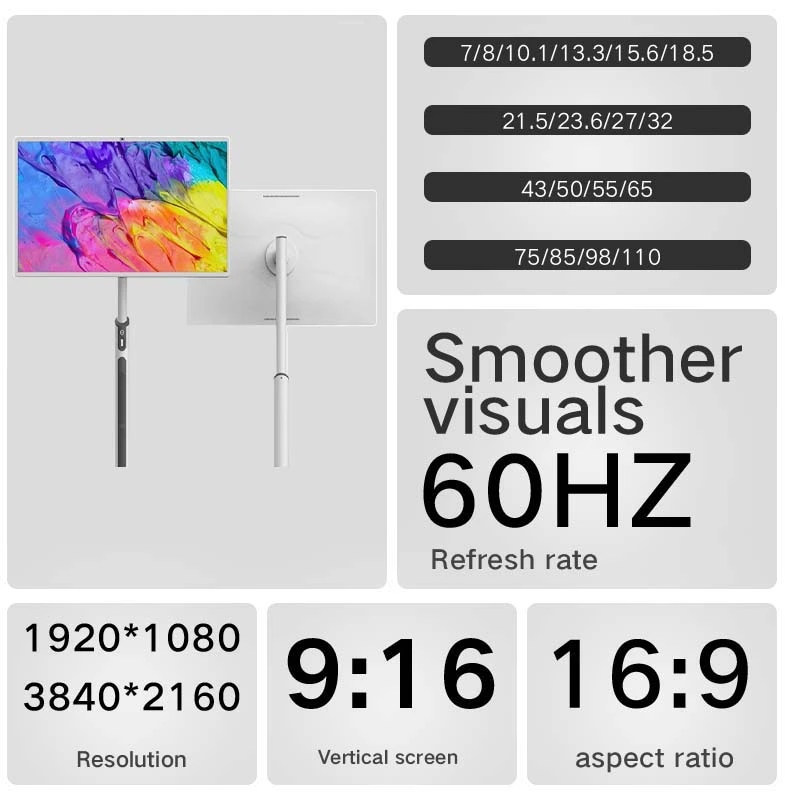 Portable TV on Wheels